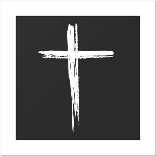 Cross Minimal Jesus Posters and Art